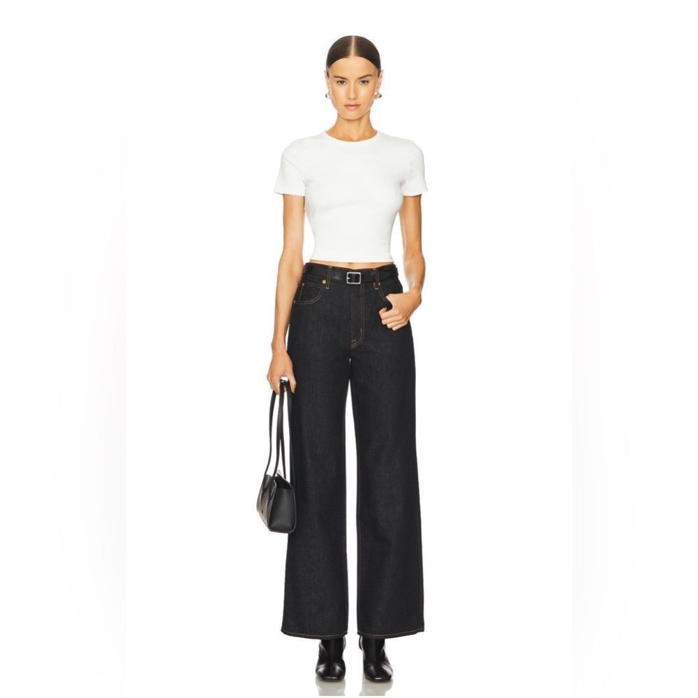 NEW SLVRLAKE Grace Wide Leg Jeans in Empty Sky - Picture 3 of 13